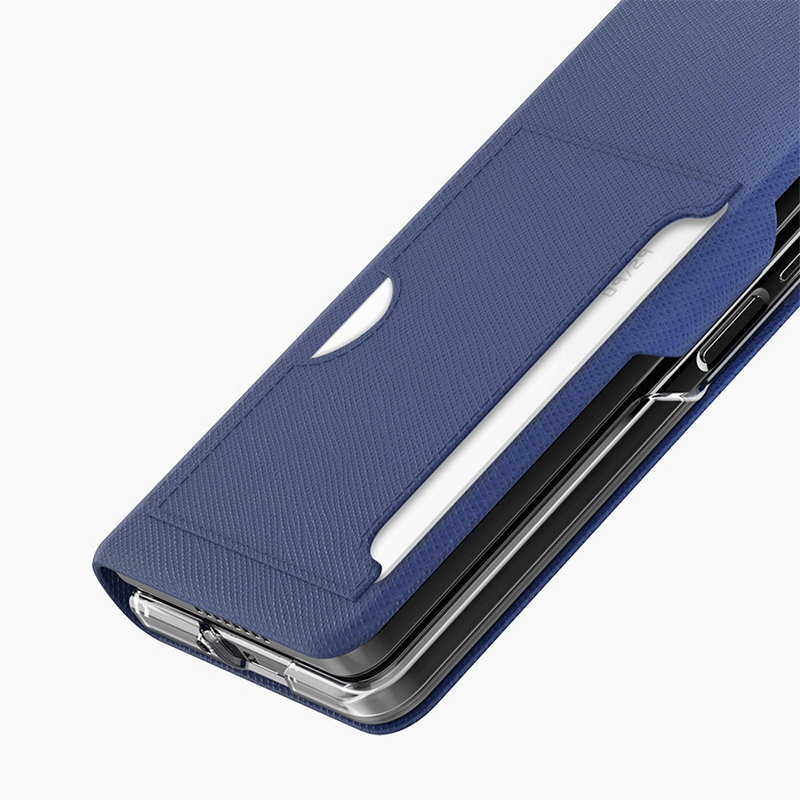 Araree Bonnet C Diary Case For Z Fold 4 - Ash Blue