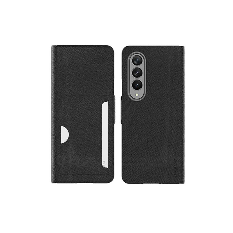 Araree Bonnet C Diary Case For Z Fold 4 - Black