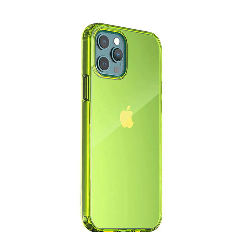Araree Duple Case For iPhone 12 & 12 Pro - Neon Yellow