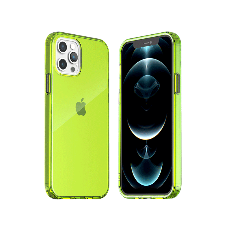 Araree Duple Case For iPhone 12 Pro Max - Neon Yellow