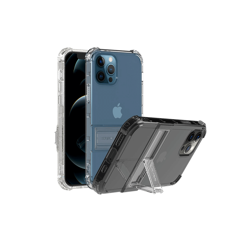 Araree Mach Stand Case For iPhone 12 & 12 Pro - Clear