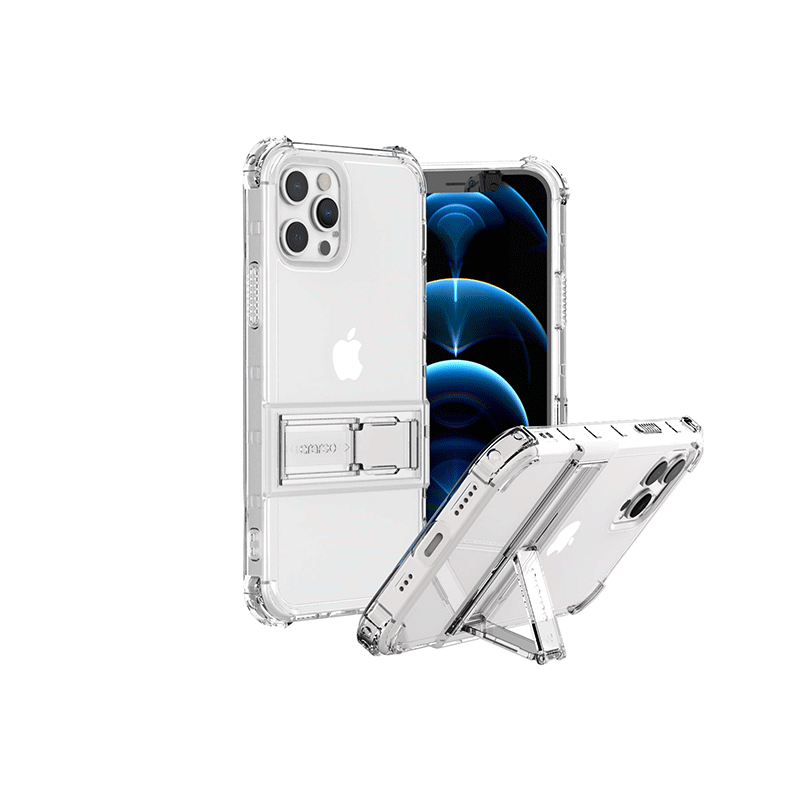 Araree Mach Stand Case For iPhone 12 & 12 Pro - Clear