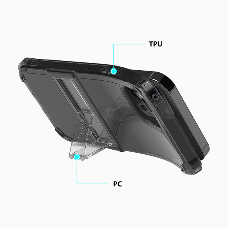 Araree Mach Stand Case For iPhone 12 Pro Max - Black