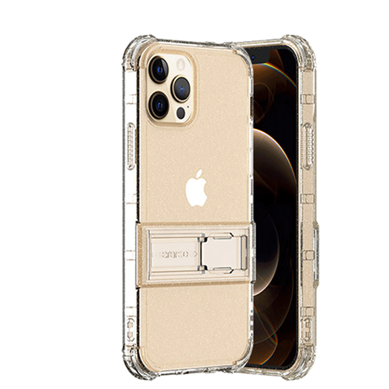 Araree Mach Stand Case For iPhone 12 Pro Max - Glitter Clear