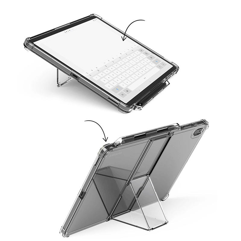 Araree Mach Stand Case For Samsung Tab S7 Fe - Clear