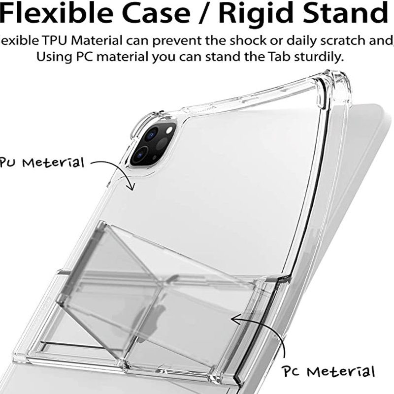 Araree Mach Stand For Apple iPad Air 10.9 (2020) With Kick-Stand - Clear