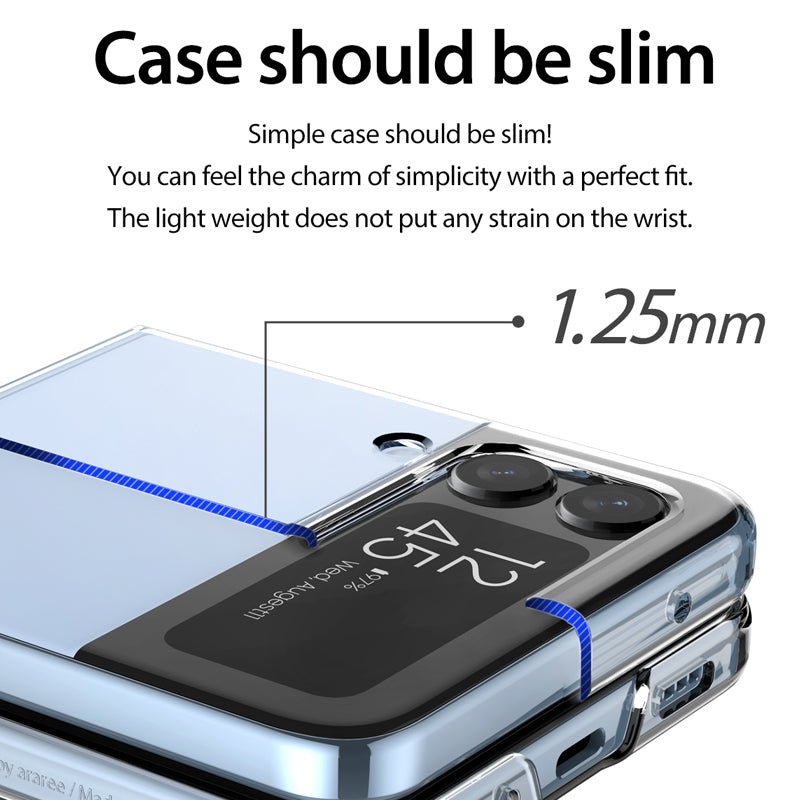 Araree Nukin Slim Case For Samsung Galaxy Z Flip 4 - Clear