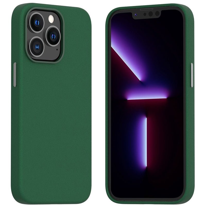 Araree Pellis PU Leather Case For iPhone 13 Pro- Green