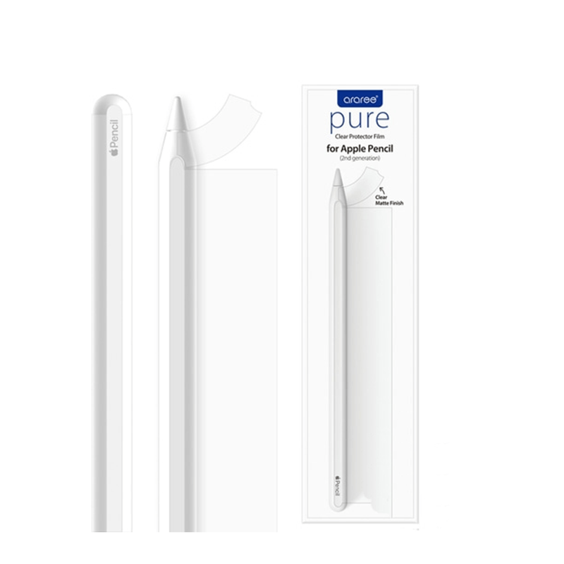 Araree Pure Clear Protector Film For Apple Pencil 2nd Generation - Clear Matte