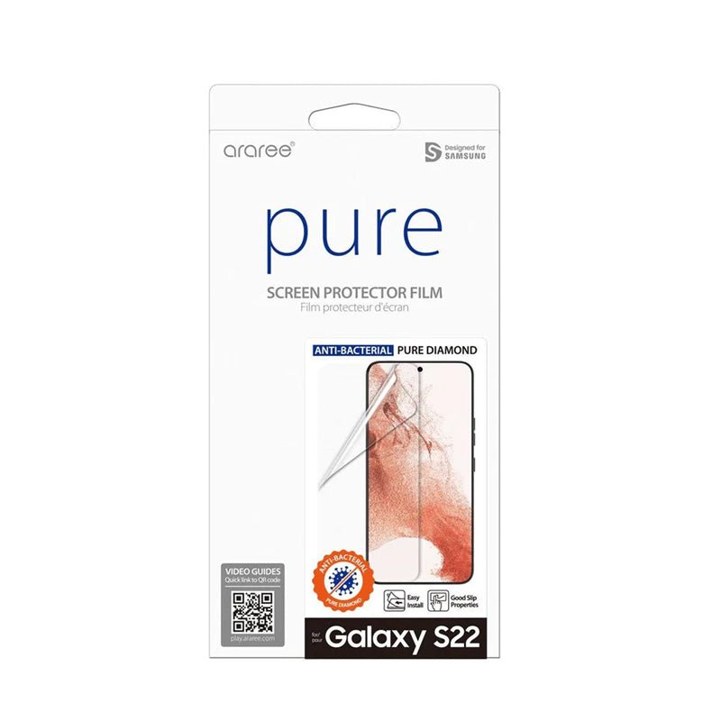 Araree Pure Diamond Screen Protector For Samsung Galaxy S22 – Clear