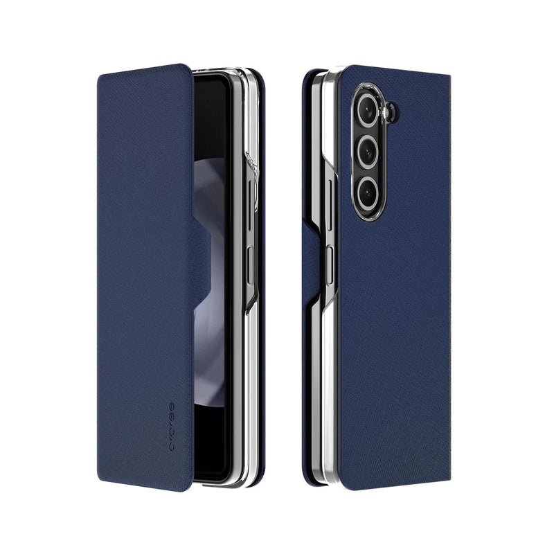 Araree Bonnet Diary Flip Case -  Samsung Galaxy Z Fold 5 / Ash Blue