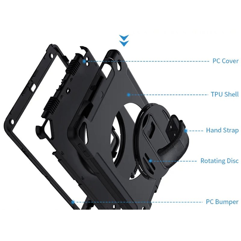 Armor-X Enx Ultimate Shockproof Rugged Case - iPad Air 4 - 10.9" / Black