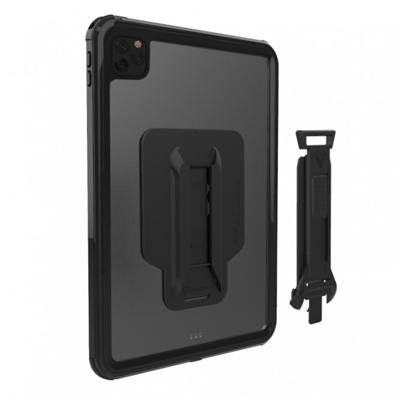 Armor-X MXS Case For iPad 11 Pro (2020) With Hand Strap & Kick-Stand - Black