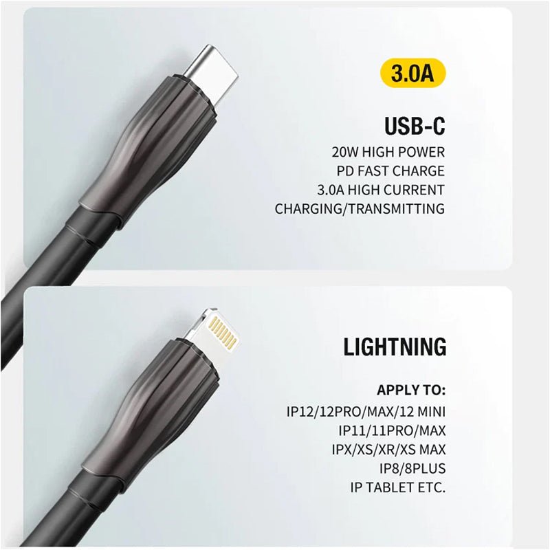 Aspor A110 Charging Cable - USB-C To Lightning / 20W / 1 Meter