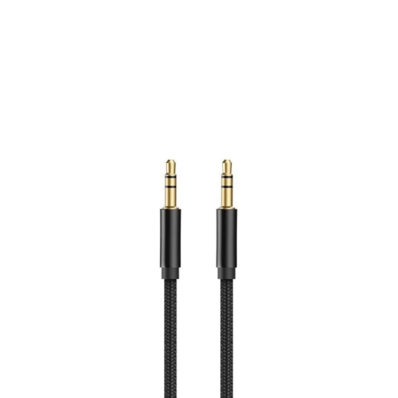 Aspor A230 1M AUX 3.5MM Cable - Black