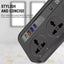 Aspor A505PD Smart IQ Safety Stable Socket 20W 3 Port +3USB Port +1 PD Port – 2 Meter