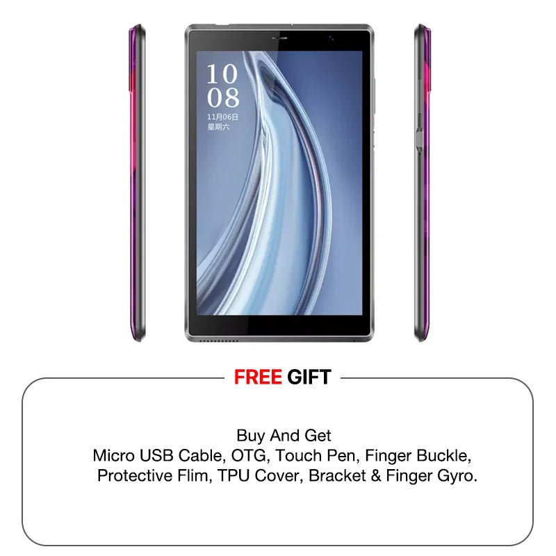 Atouch A81 Tablet - 8-inch / 128GB / 4GB / Wi-Fi / 5G / Purple