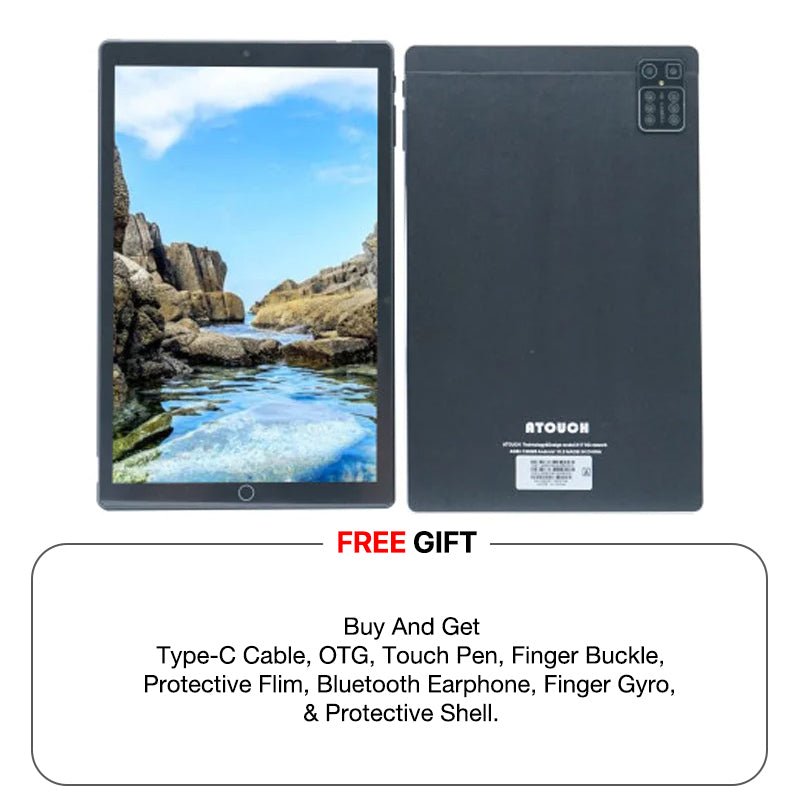 Atouch X17 Tablet - 10.1-inch / 128GB / 4GB / Wi-Fi / 5G / Black