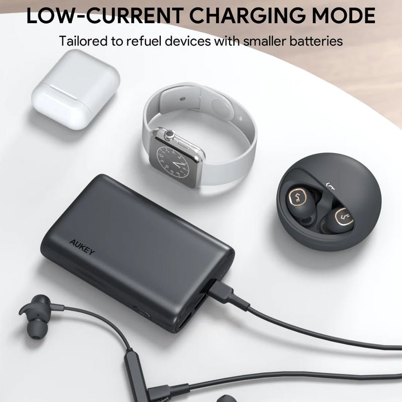 AUKEY 15,000mAh 30W PD Power Bank - Black