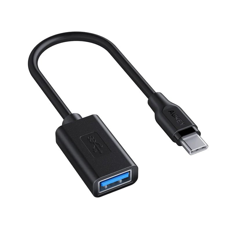 AUKEY USB-C to USB-A Adapter - 0.15m / Black