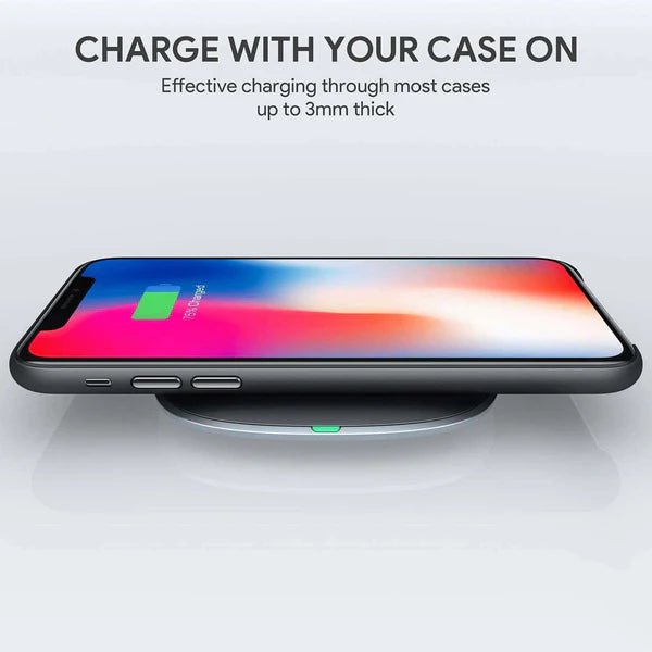 AUKEY LC-C6 BK USB-C Input 15W Wireless Fast Charger - Black