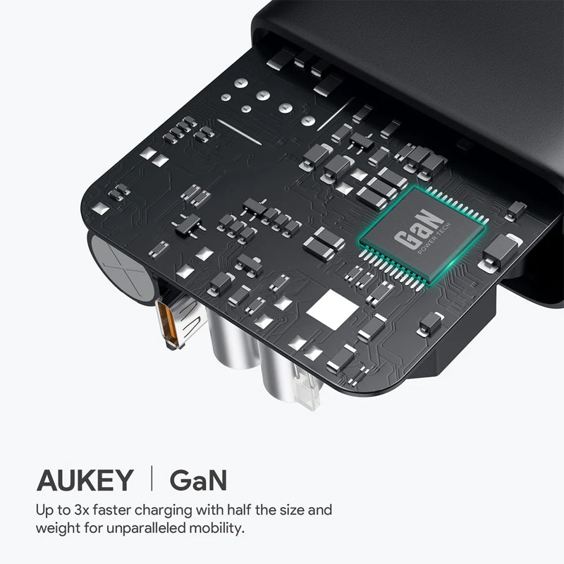 AUKEY PA-D4 Focus 60W USB-C Power Delivery Charger with GaN Power Tech