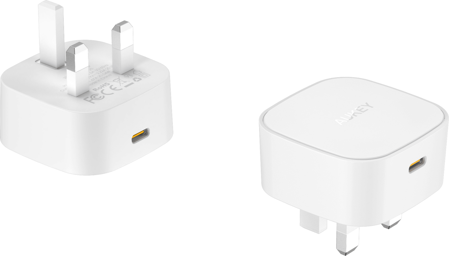 AUKEY PA-Y25 WH 20W Power Deliver USB C Mini Charger- White