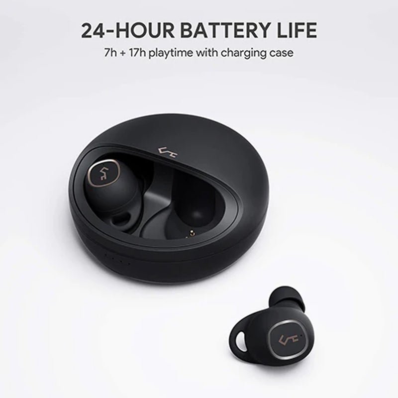 AUKEY True Wireless Earbuds with Rechargeable Case - Black