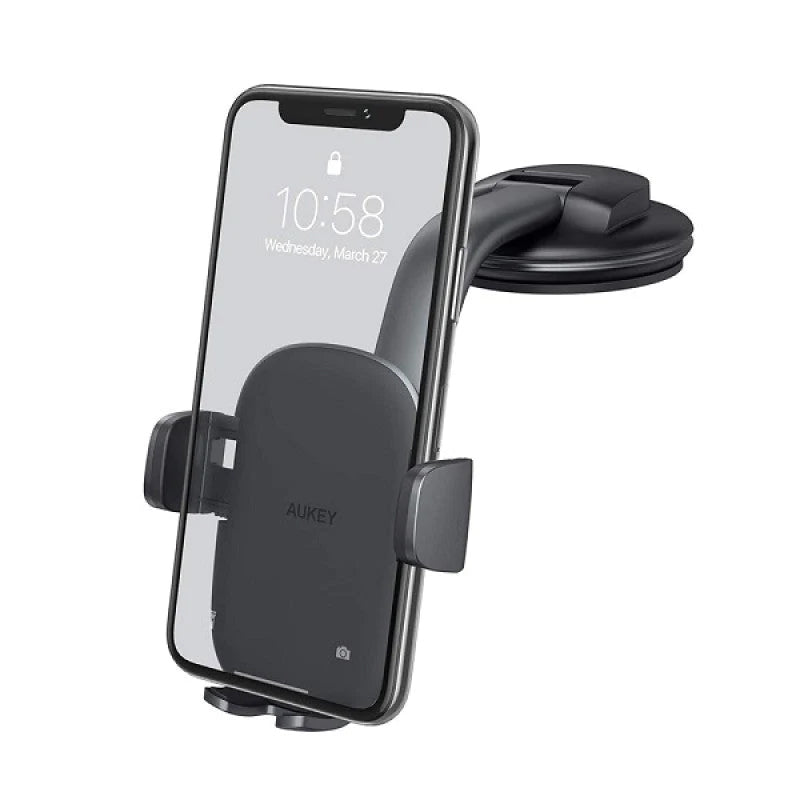 Aukey Windshield Dashboard Car Mount Holder - Black