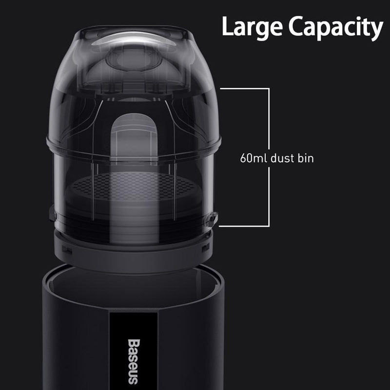 Baseus A2 Car Vacuum Cleaner - 5000pa Suction / Black