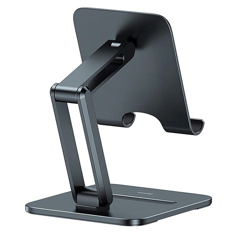 Baseus Biaxial Foldable Metal Desktop Stand For Tablets - Grey