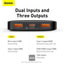 Baseus BiPow Digital Display Power Bank - 10000mAh / Black