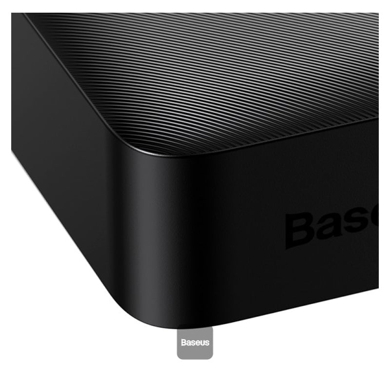 باور بانك Baseus BiPow بشاشة رقمية - 20000 مللي أمبير / أسود