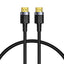 Baseus Cafule 4K HDMI Male To 4K HDMI Male Adapter Cable - 2.0 / Dark Gray + Black Line