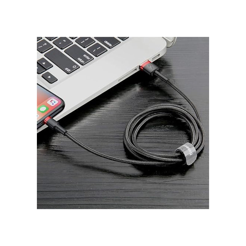 Baseus Cafule USB to Lightning Cable - 2 Meters / Red/Black