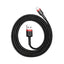 Baseus Cafule USB to Lightning Cable - 2 Meters / Red/Black