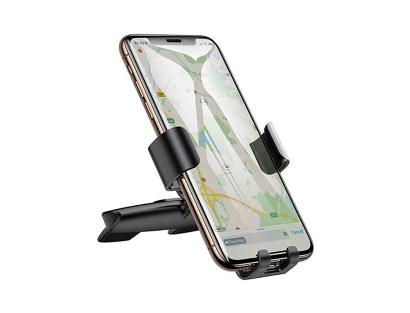 Baseus Car Mount, Metal Age Gravity Cd Slot Car Mount Stable Navigation - Black