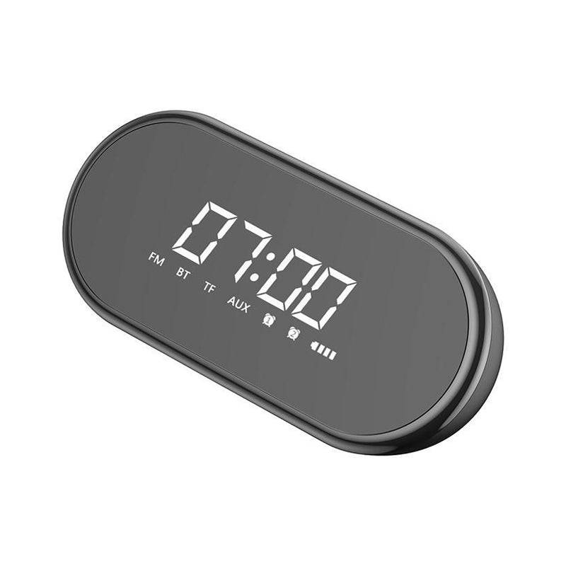 Baseus Encok E09 Wireless Speaker With Alarm Clock - Bluetooth / Black