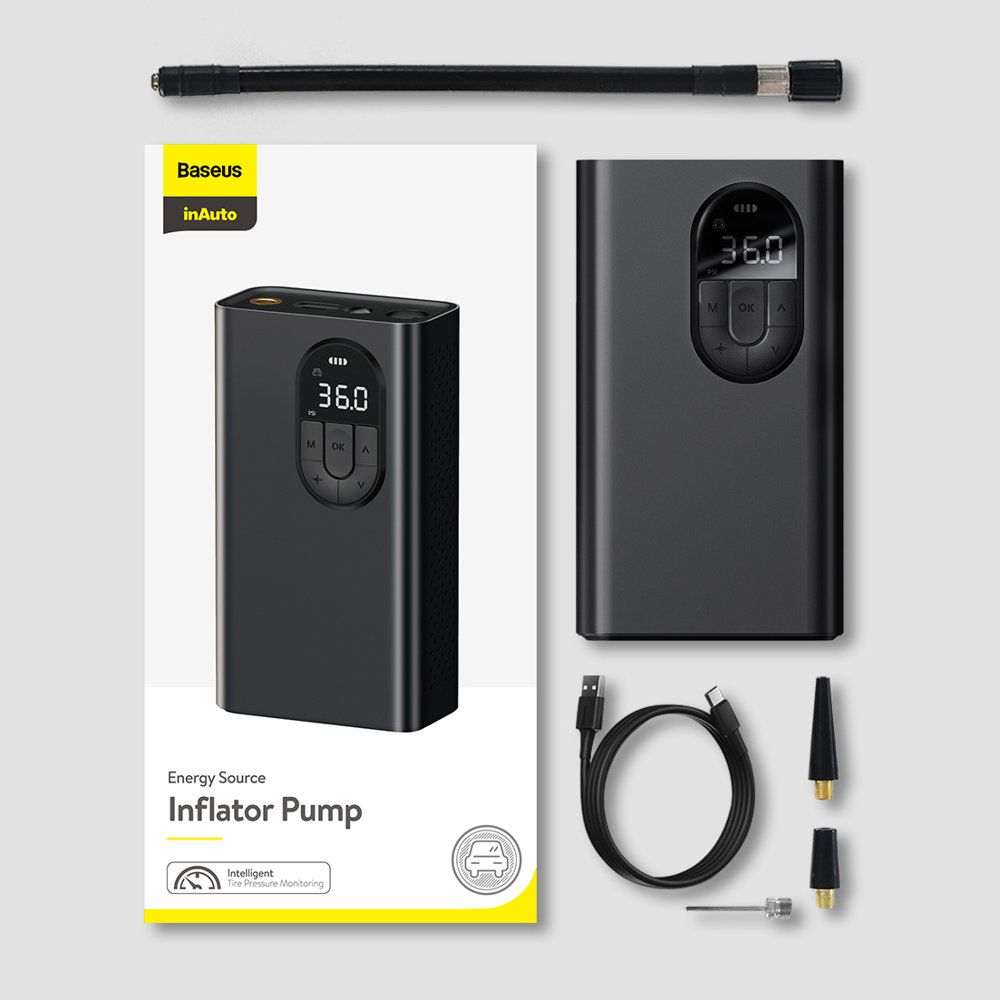 Baseus Energy Source Inflator Pump Wireless Intelligent Air Pump – Tarnish