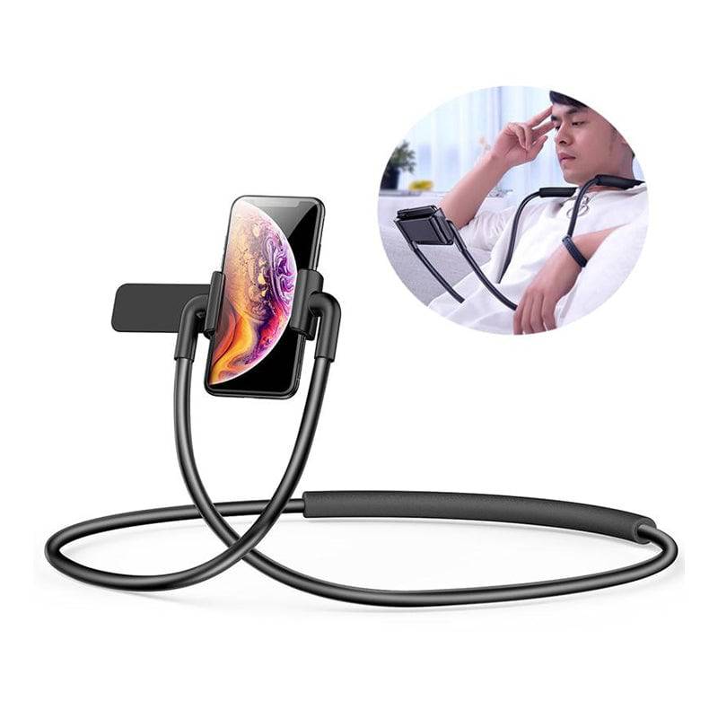 Baseus Flexible Neck Phone Holder Stand - Black