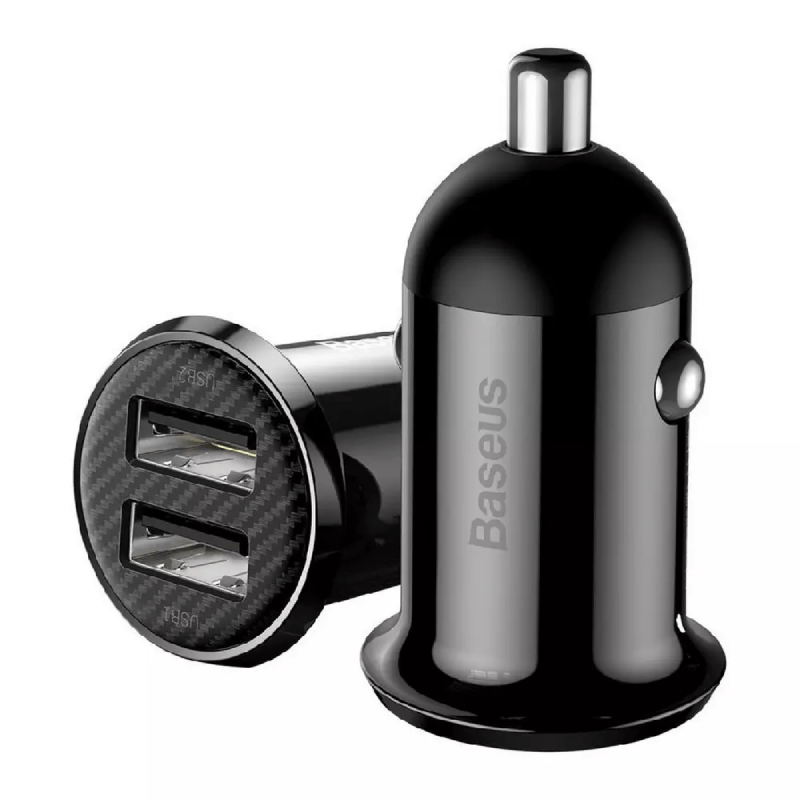 Baseus Grain Pro Car Charger - Black