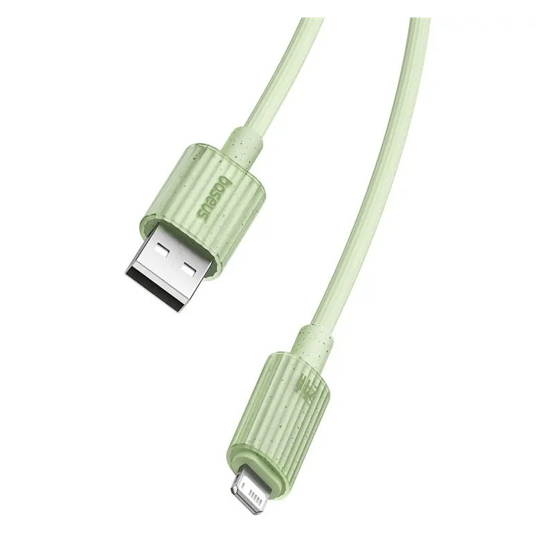 Baseus Habitat Series Fast Charging USB-A to Lightning Cable - 1m / Natural Green