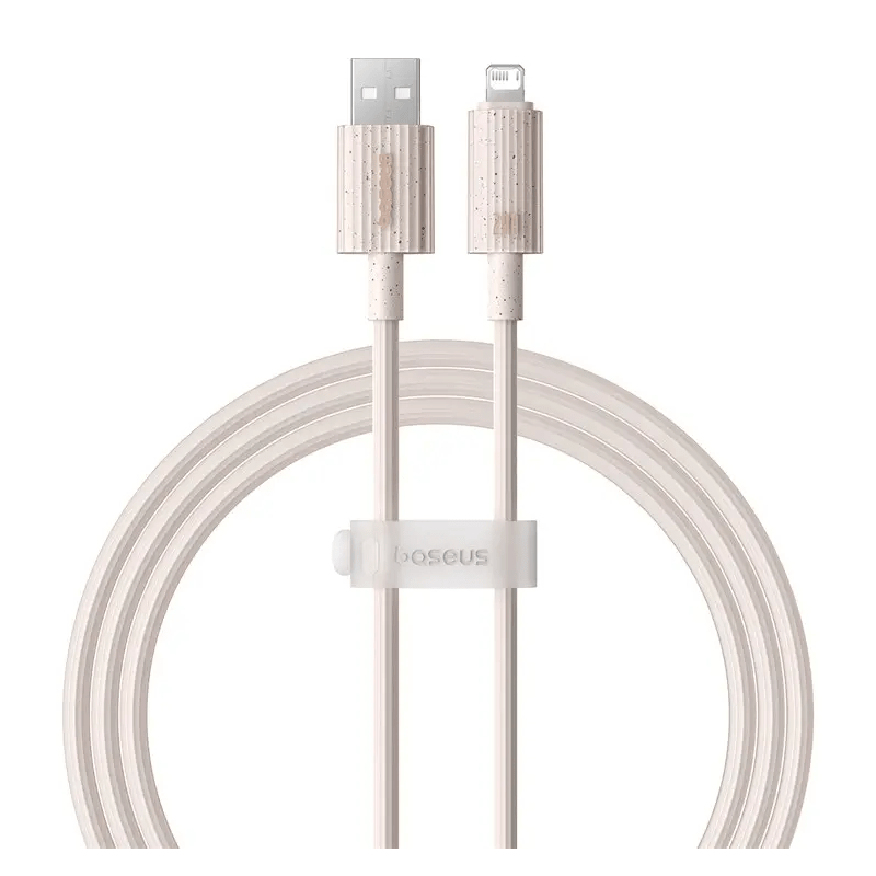 Baseus Habitat Series Fast Charging USB-A to Lightning Cable - 1m / Wheat Pink