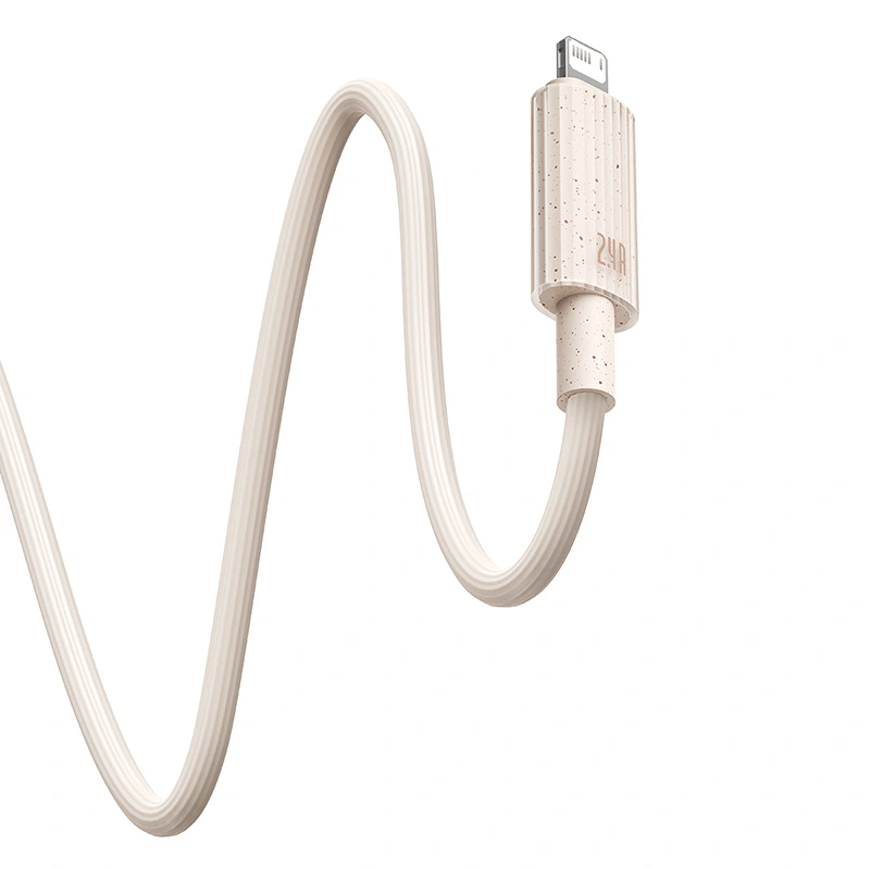 Baseus Habitat Series Fast Charging USB-A to Lightning Cable - 2M / Wheat Pink