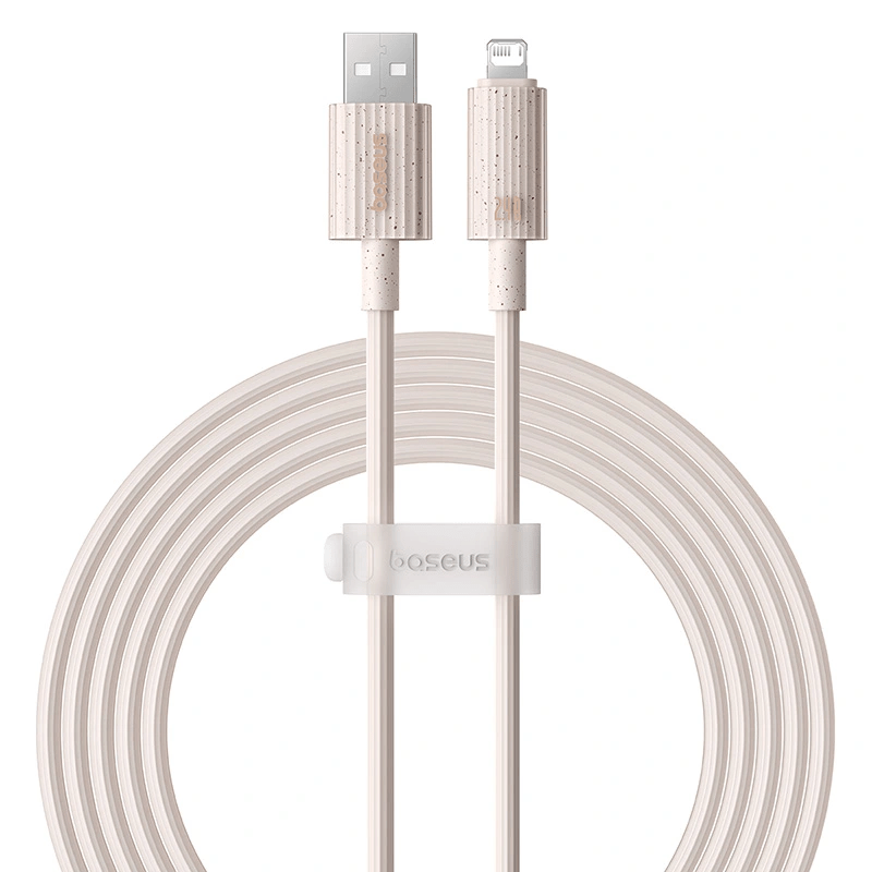 Baseus Habitat Series Fast Charging USB-A to Lightning Cable - 2M / Wheat Pink