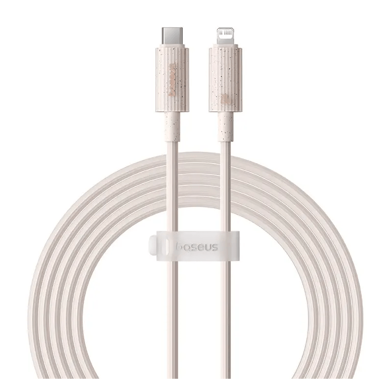 Baseus Habitat Series Fast Charging USB-C to Lightning Cable - 2m / Wheat Pink