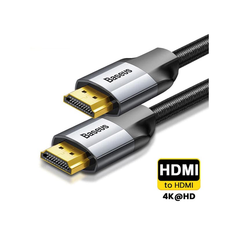 كابل باسيوس  HDMI إلى HDMI - إتش دي إم أي / 4K / طول 2 متر
