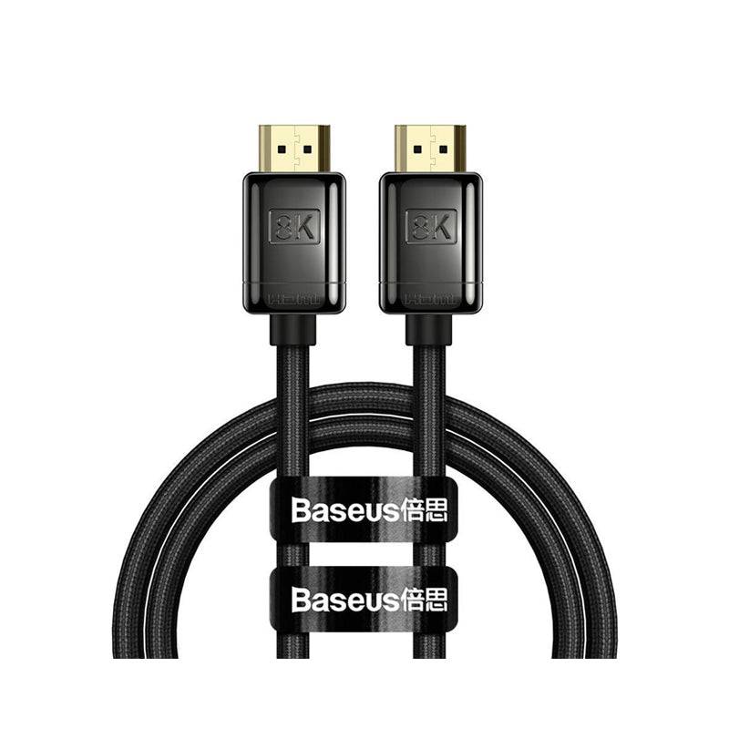 Baseus High Definition HDMI 8K to HDMI 8K Cable - 1 Meter / Black