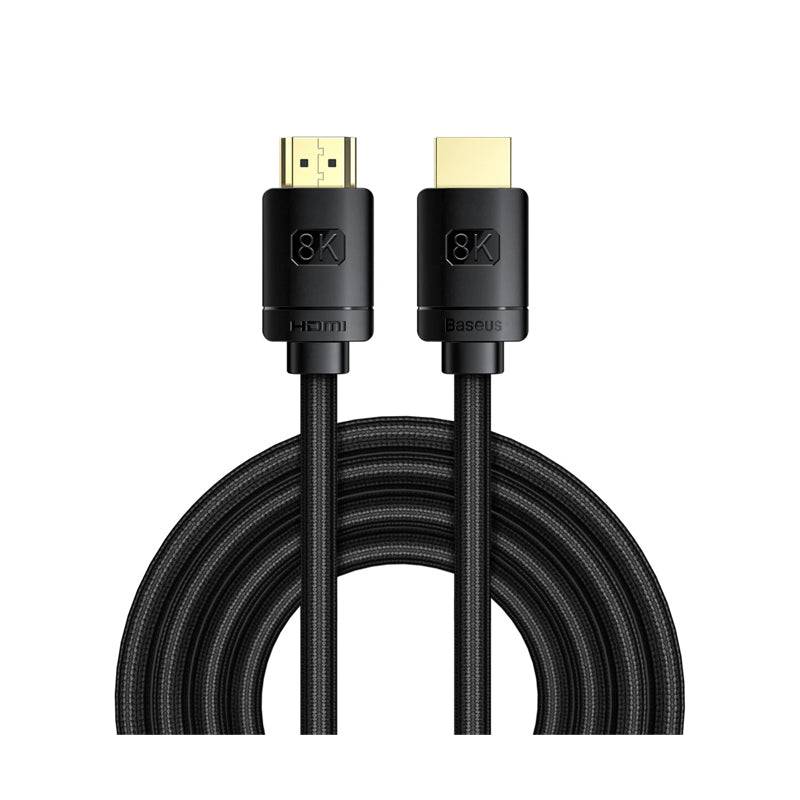 Baseus High Definition HDMI 8K to HDMI 8K Cable - 2 Meters / Black