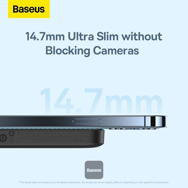 Baseus Magnetic Mini Wireless Fast Charge Power Bank - 10000mAh / 20W / Black